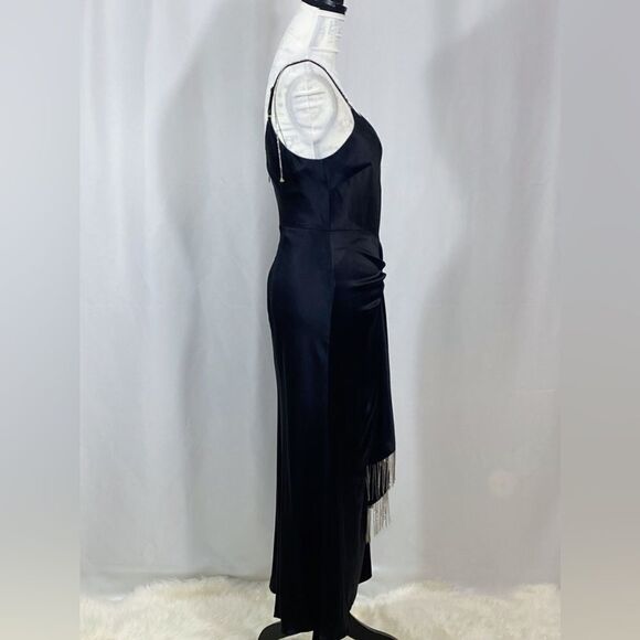 Cinq A Sept Kalena Silk Embellished Midi Dress size 2 - Picture 12 of 15